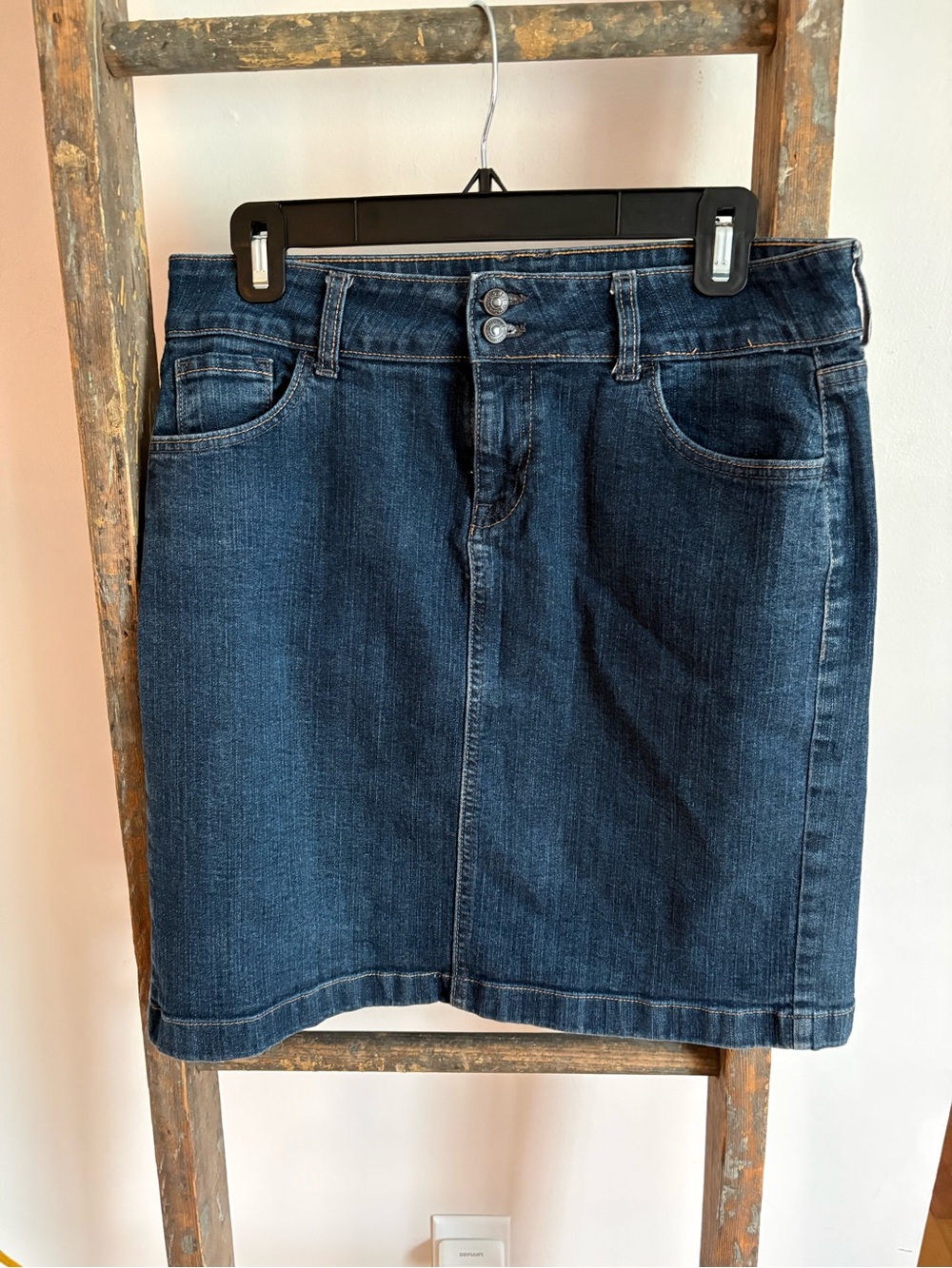 Old Navy Dark Indigo Denim Skirt